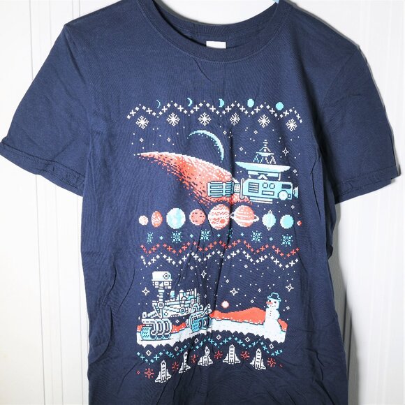 Ugly Holiday Sweater Shirt Loot Crate Exclusive 2015 Space Invaders 8-Bit Size S - Picture 1 of 2